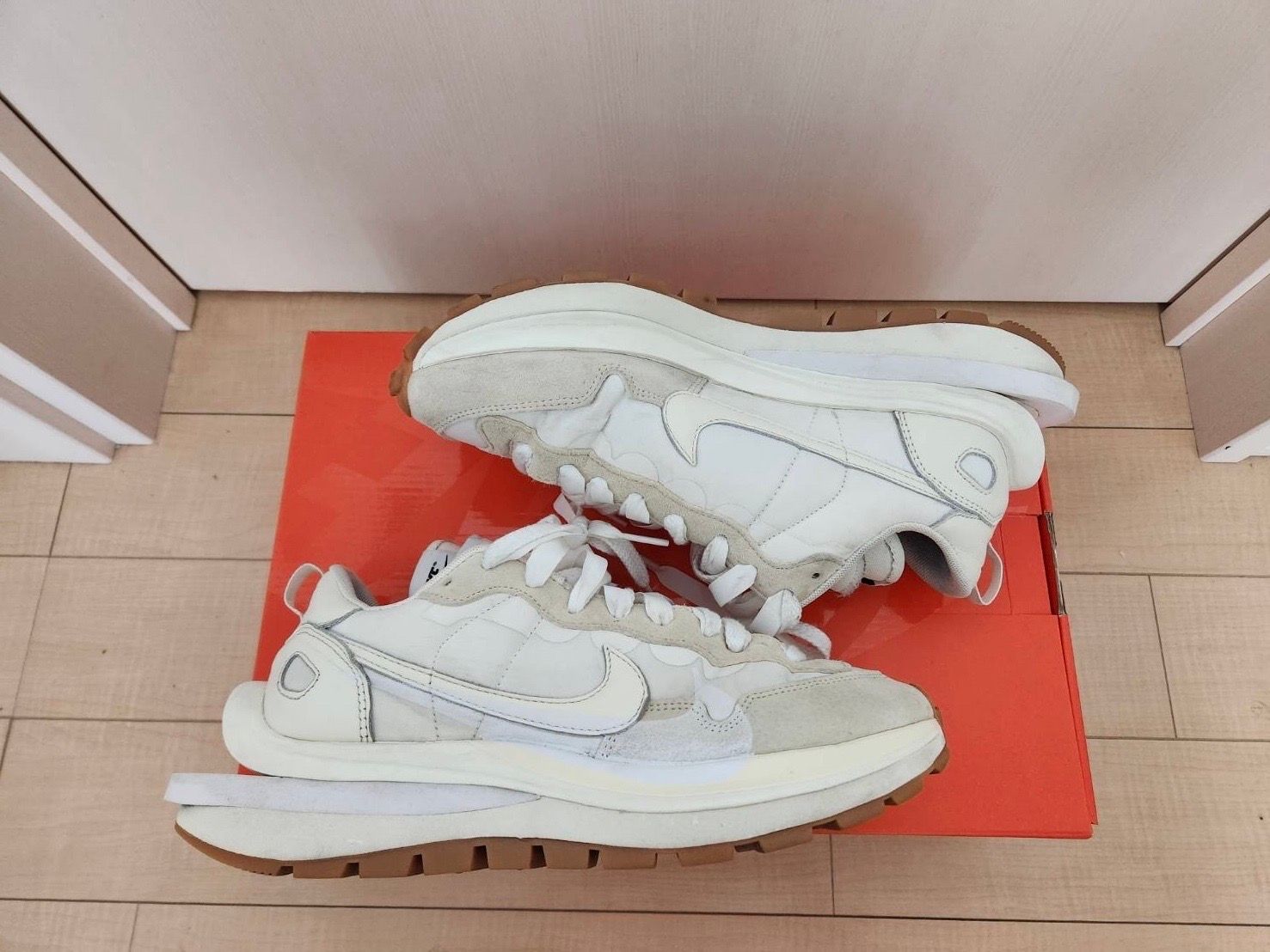 sacai × Nike Vapor Waffle "White Gum"