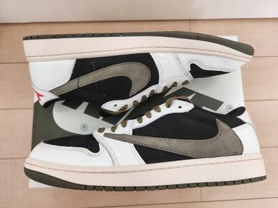 Travis Scott × Nike Women's Air Jordan 1 Low OG "Medium Olive"