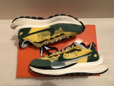 sacai × Nike Vapor Waffle "Tour Yellow/Stadium Green-Sail"