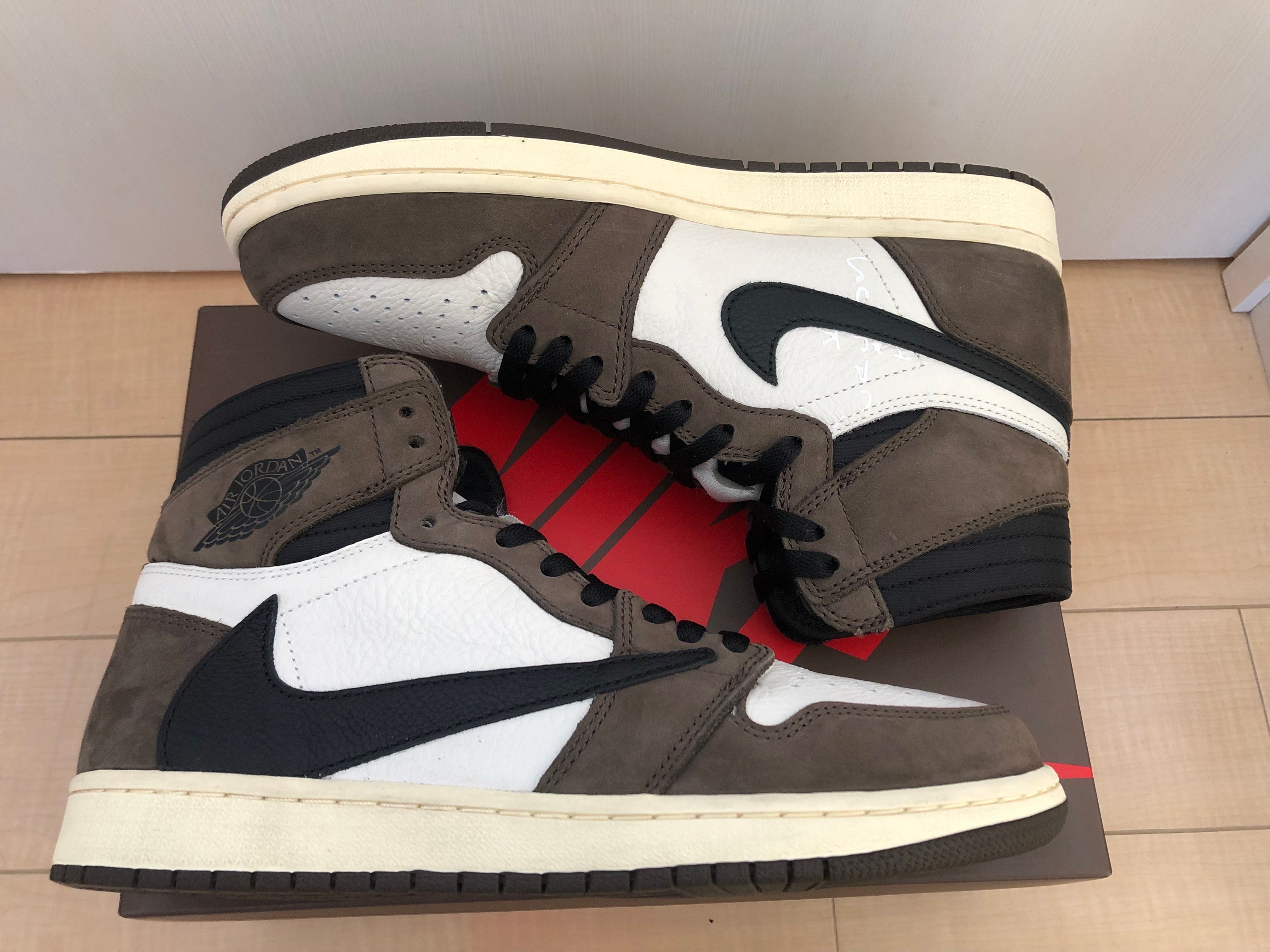 Travis Scott × Nike Air Jordan 1 Retro High OG TS SP "Sail/Dark Mocha"