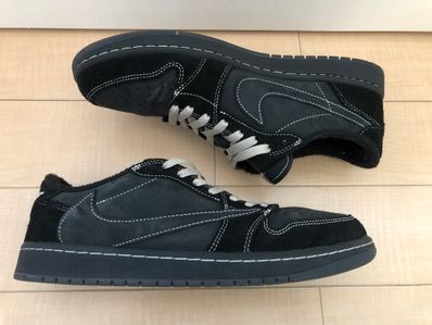 Travis Scott × Nike Air Jordan 1 Low OG SP "Black Phantom"