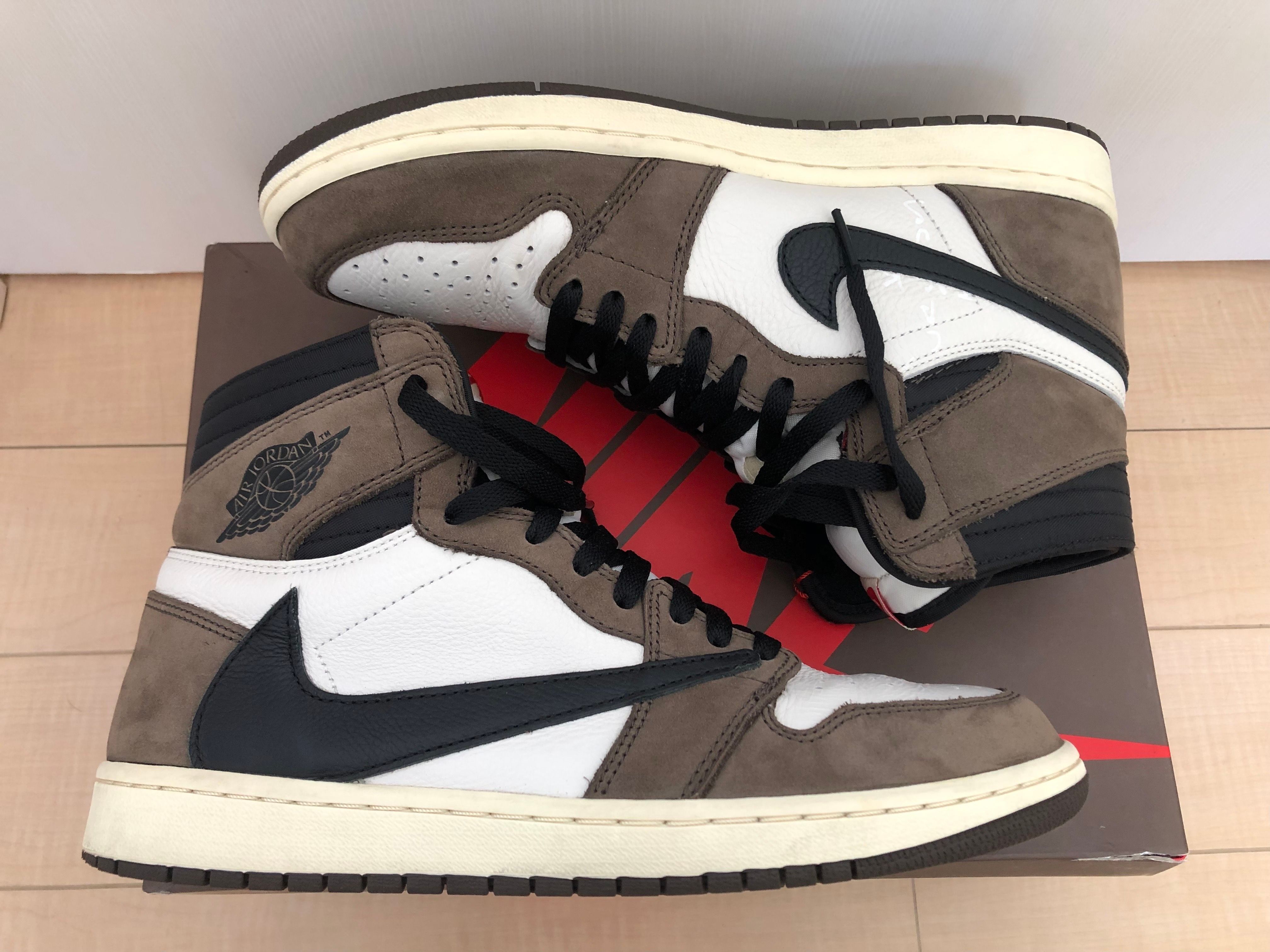 Travis Scott × Nike Air Jordan 1 Retro High OG TS SP "Sail/Dark Mocha"