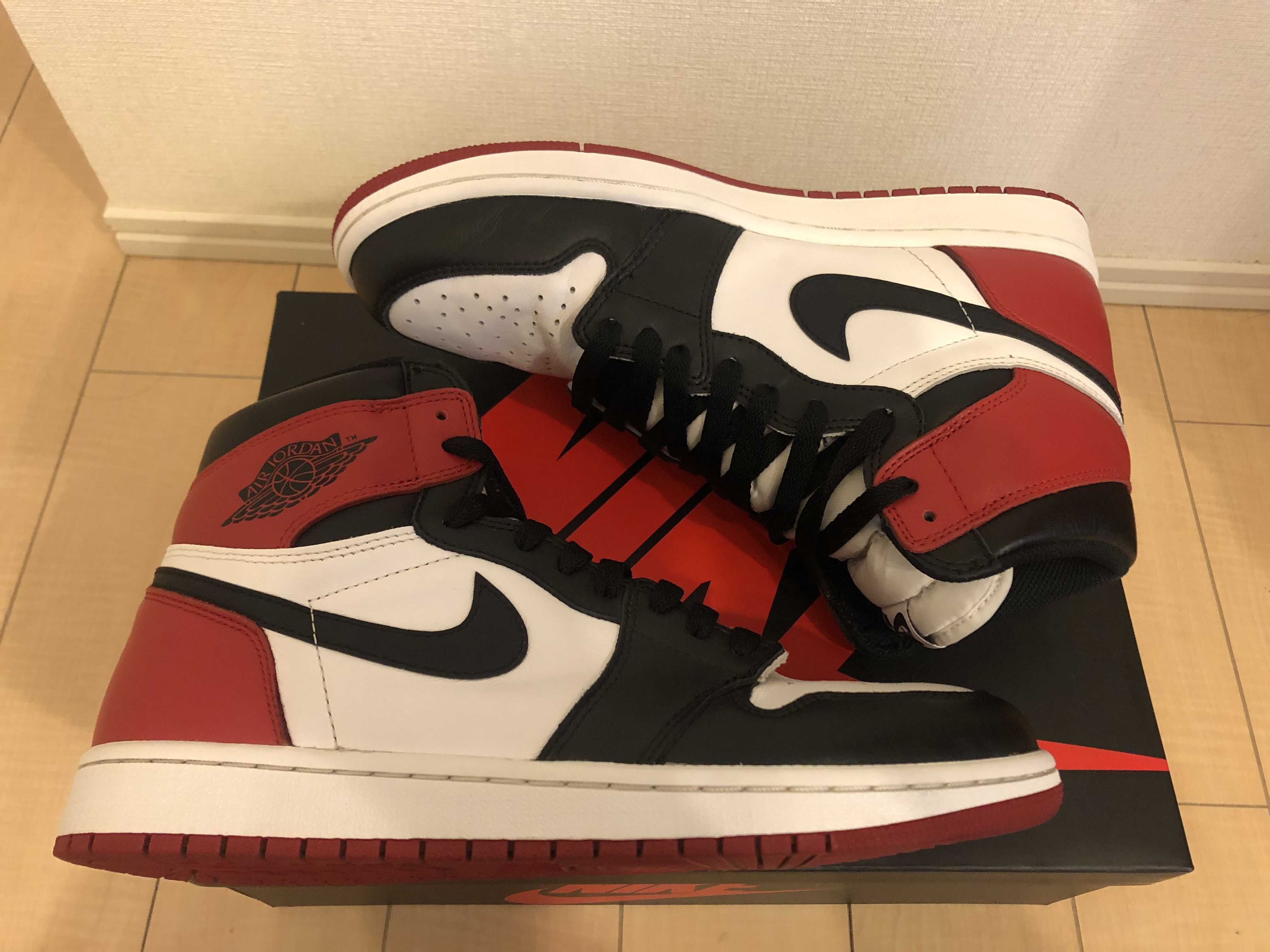 Nike Air Jordan 1 Retro High OG "Black Toe"(2016)