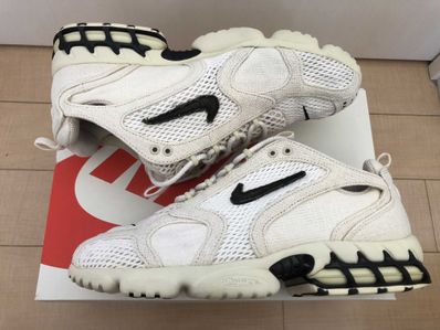 Stussy × Nike Air Zoom Spiridon CG 2 "Fossil/Black"