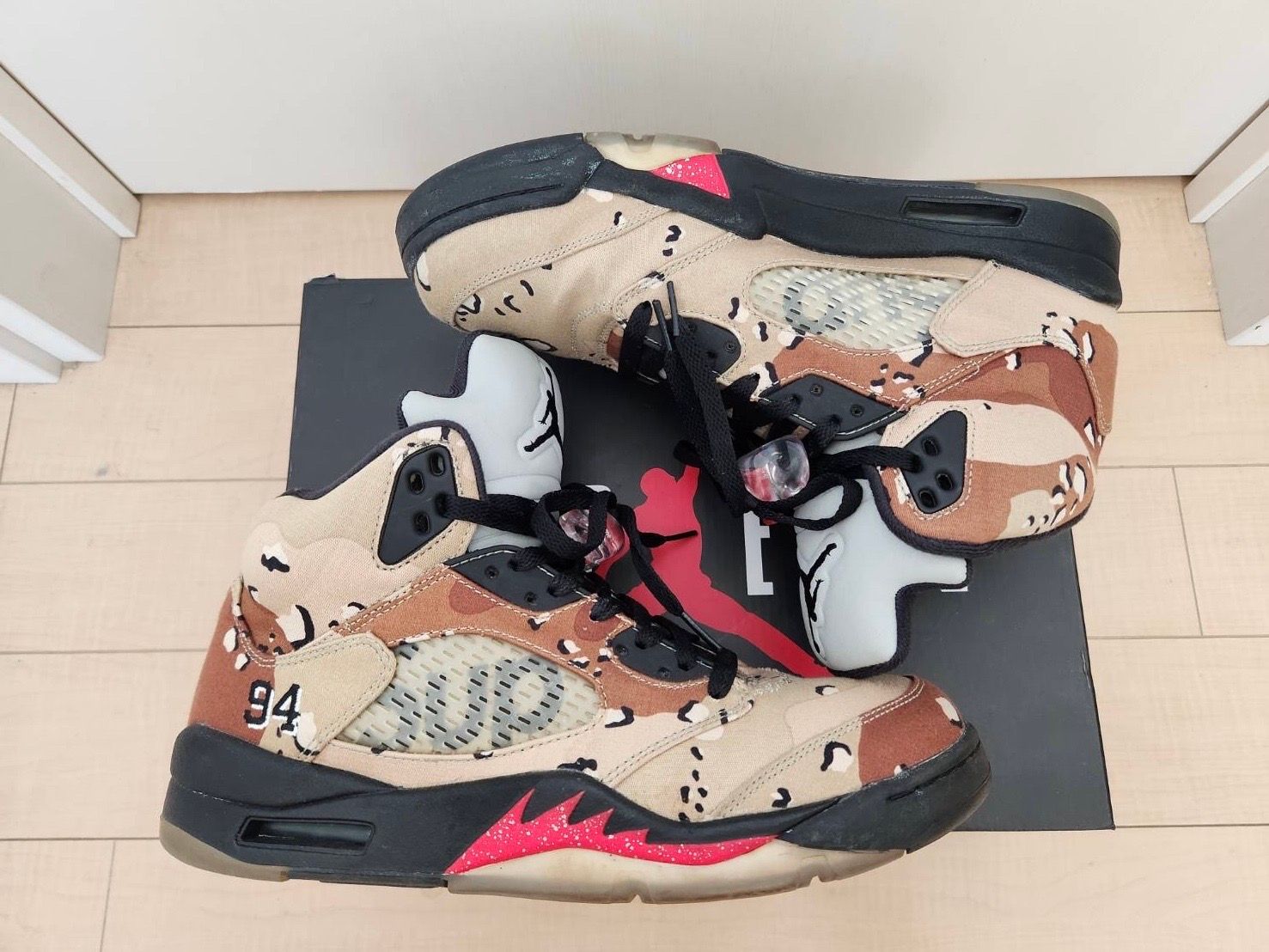 Supreme × Nike Air Jordan 5 Retro "Desert Camo"