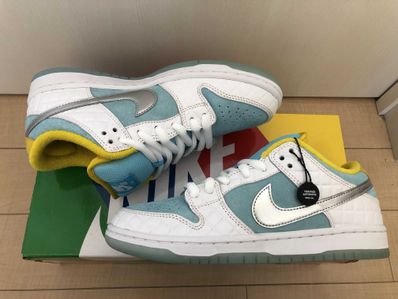 FTC × Nike SB Dunk Low "White/Blue"