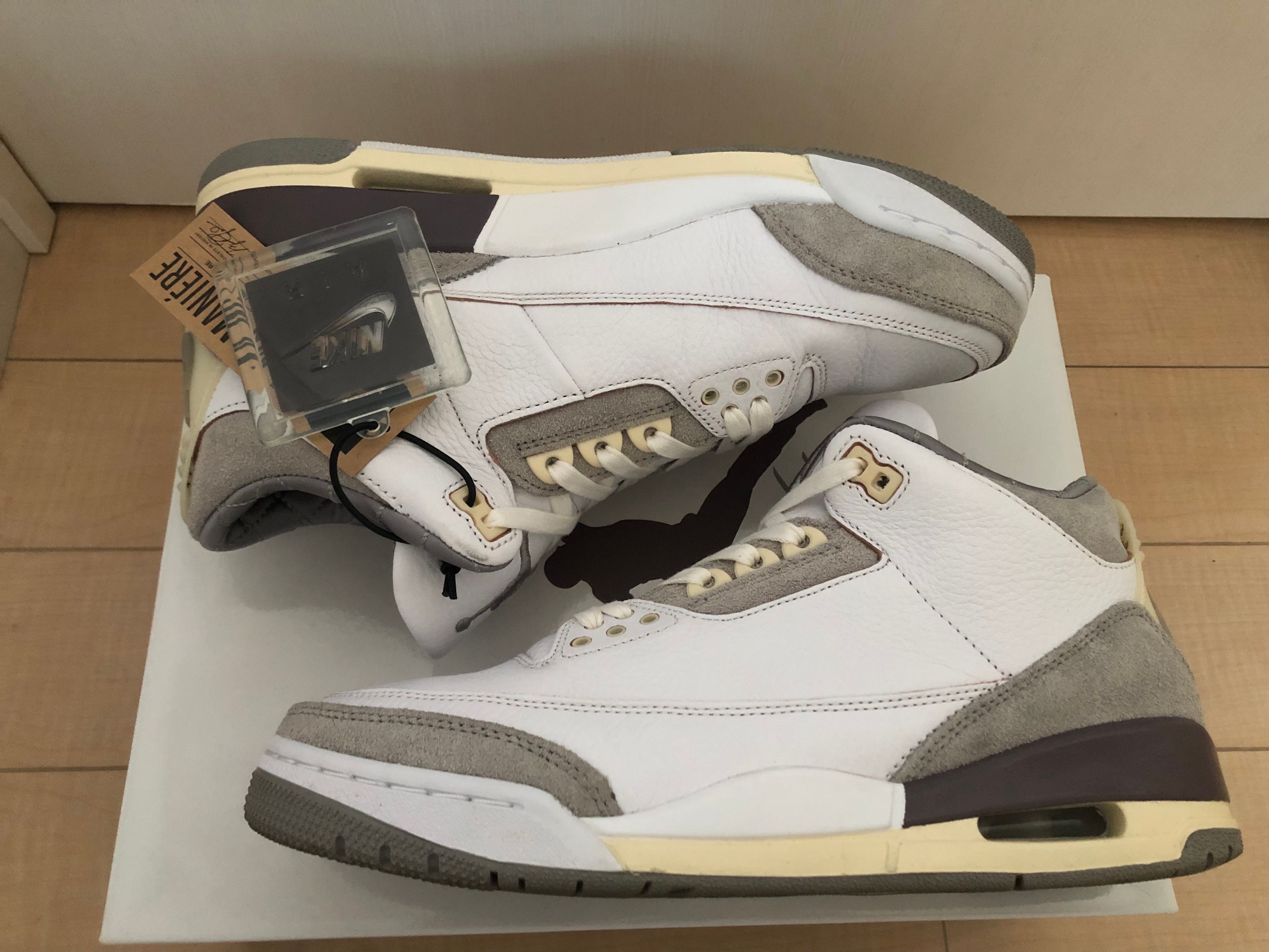 A Ma Maniere × Nike Women's Air Jordan 3 Retro SP "White/Medium Grey Violet Ore"