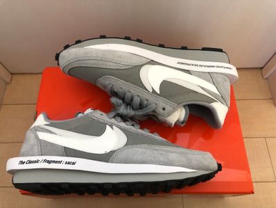 Fragment × sacai × Nike LD Waffle "Light Smoke Grey"