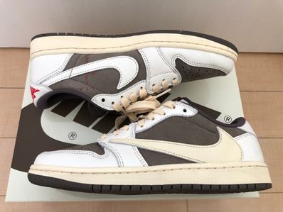 Travis Scott × Nike Air Jordan 1 Low OG SP "Reverse Mocha/Sail and Ridgerock"