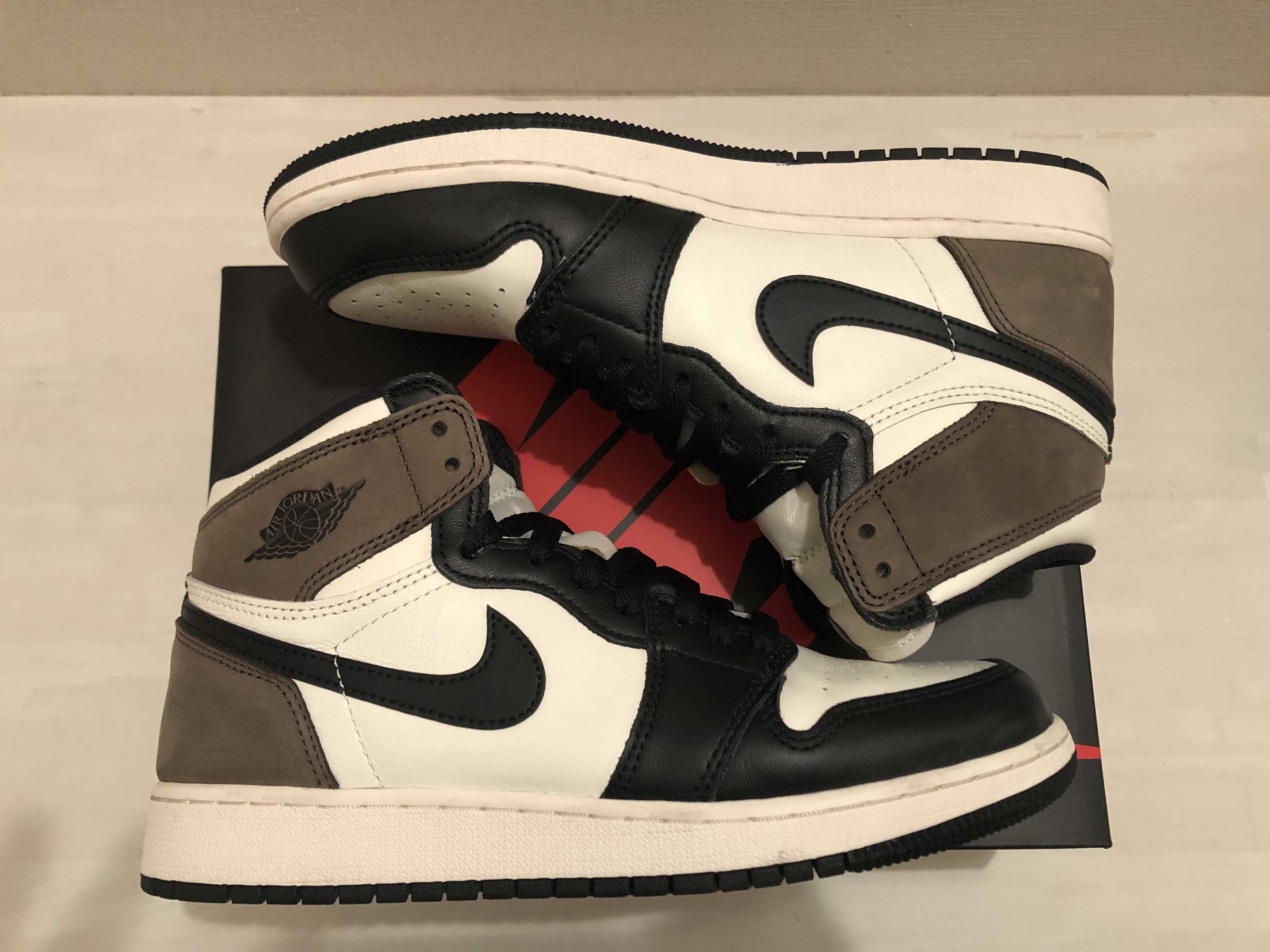 Nike GS Air Jordan 1 High OG "Sail/Dark Mocha/Black"