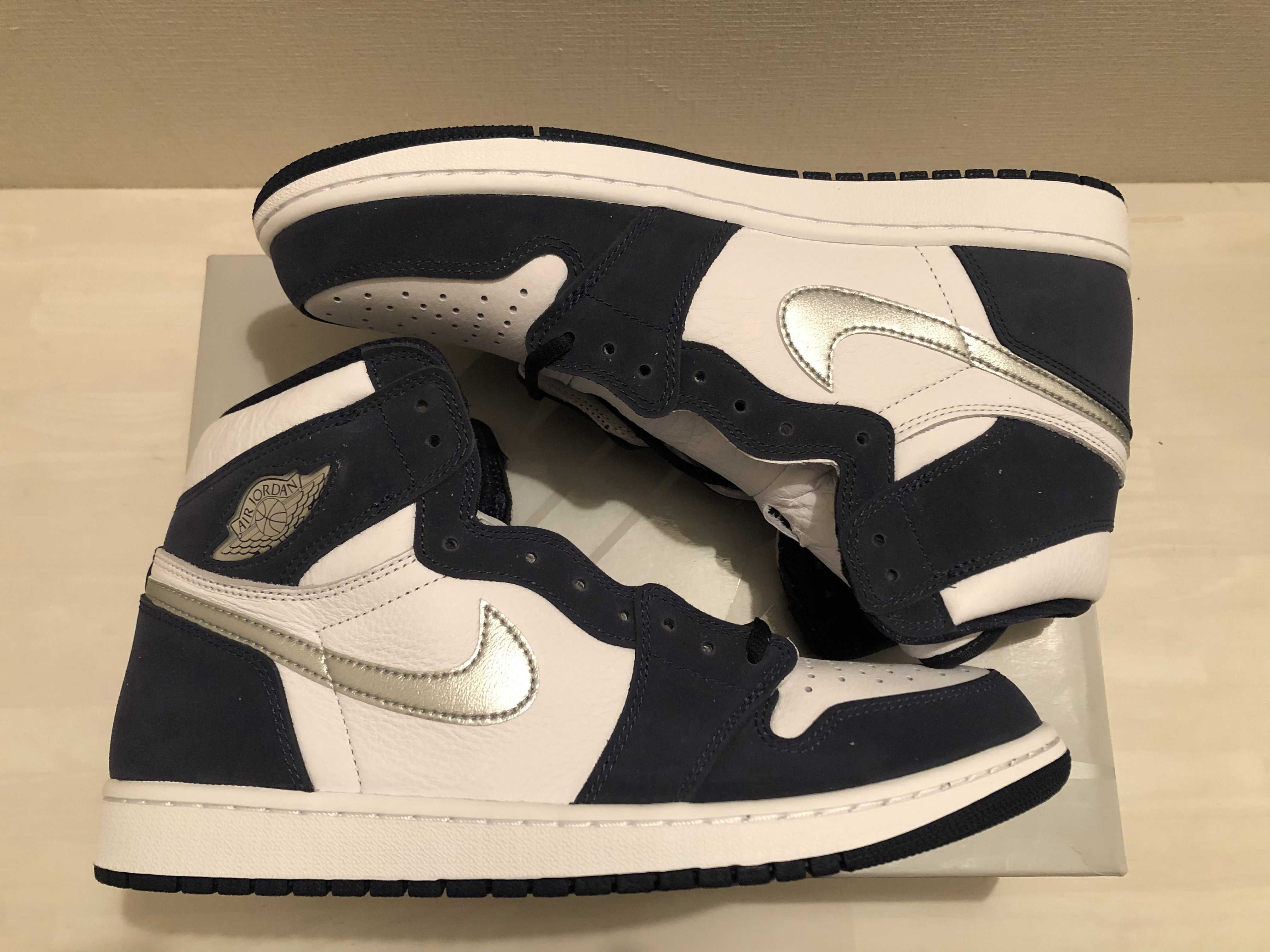 Nike Air Jordan 1 High OG CO.JP "White/Midnight Navy" (2020)(ブリーフケースなし)