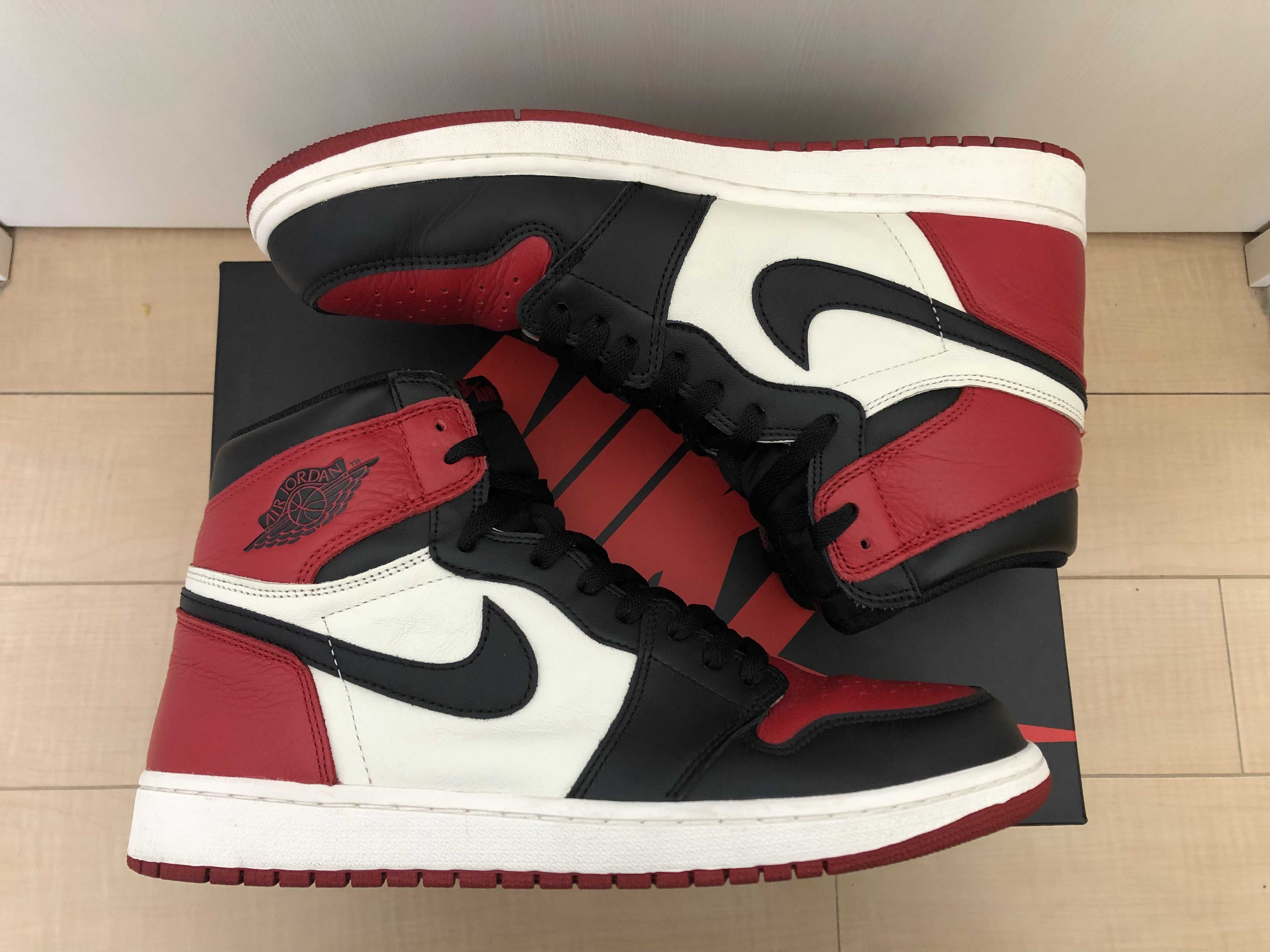 Nike Air Jordan 1 Retro High OG "Bred Toe"