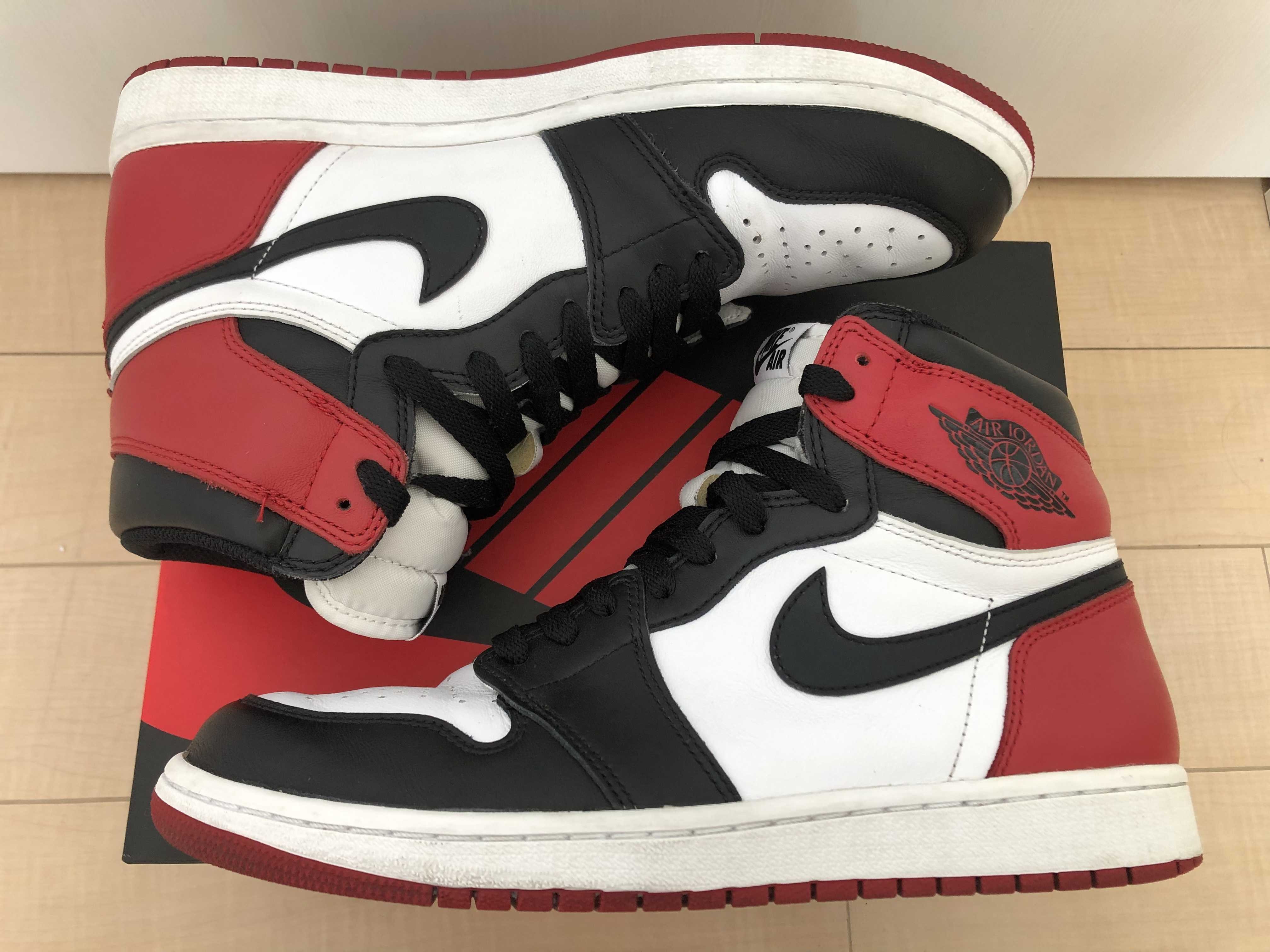 Nike Air Jordan 1 Retro High OG "Black Toe"(2016)