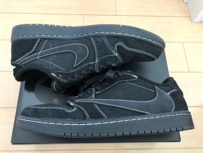 Travis Scott × Nike Air Jordan 1 Low OG SP "Black Phantom"
