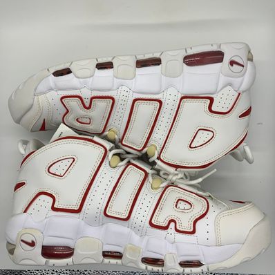 NIKE AIR MORE UPTEMPO "WHITE/VARSITY RED" (2021)