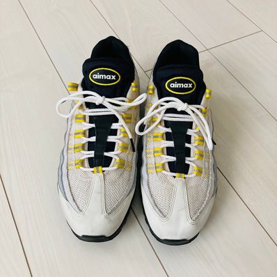 Nike Air Max 95 Essential "White/Tour Yellow/Black/Wolf Grey"