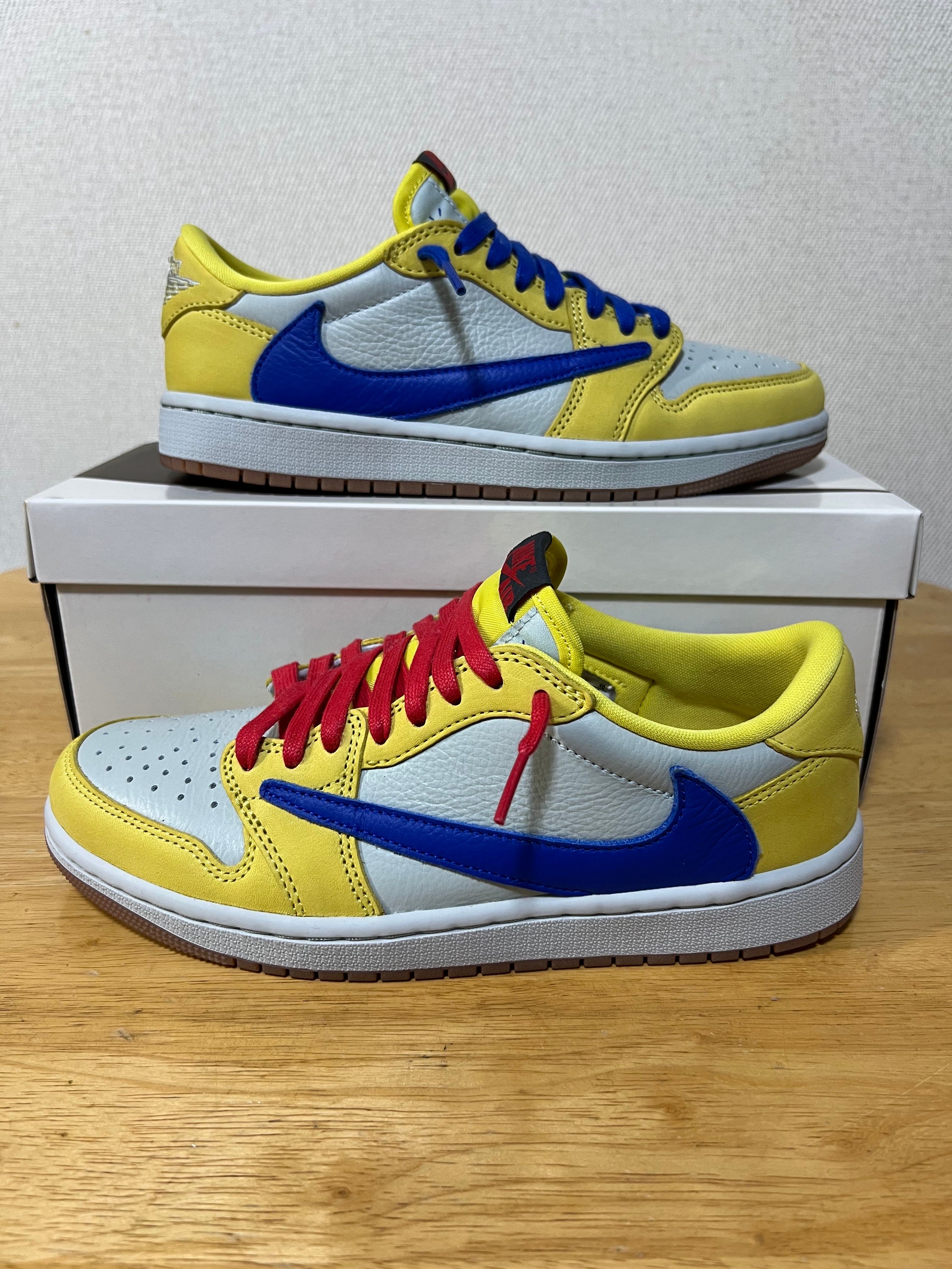 Travis Scott × Nike Women's Air Jordan 1 Retro Low OG "Canary"
