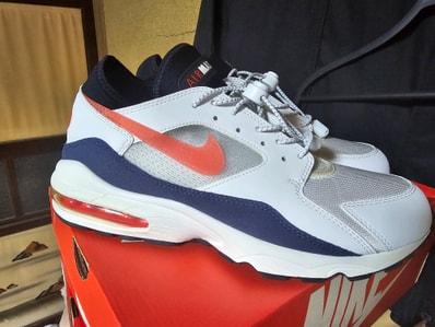 Nike Air Max 93 "White/Habanero Red"