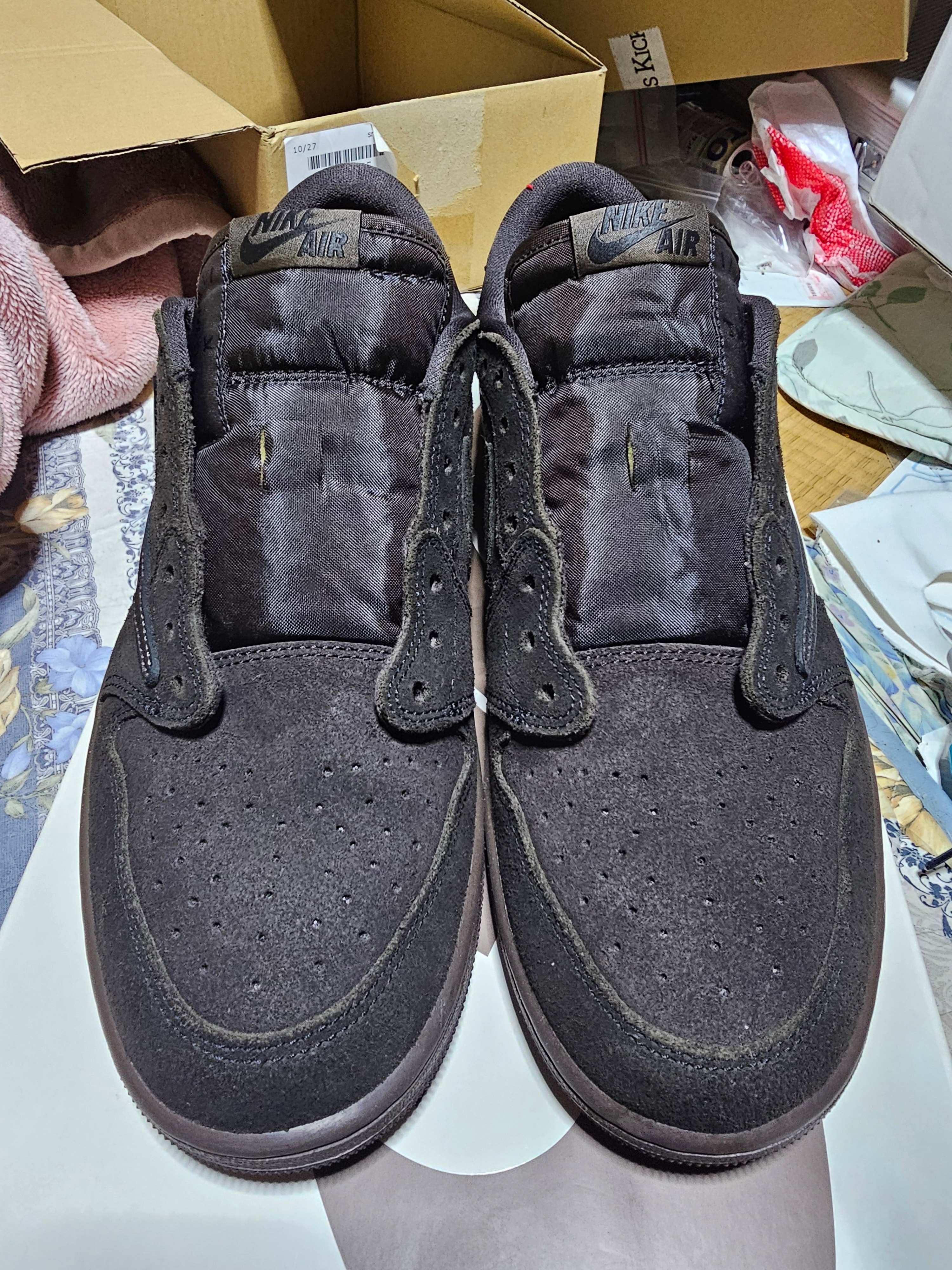 Travis Scott × Nike Air Jordan 1 Low OG SP "Velvet Brown and Dark Mocha"