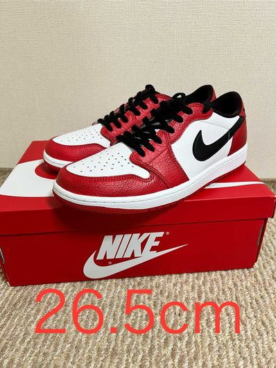 Nike Air Jordan 1 Retro Low OG "White and University Red"