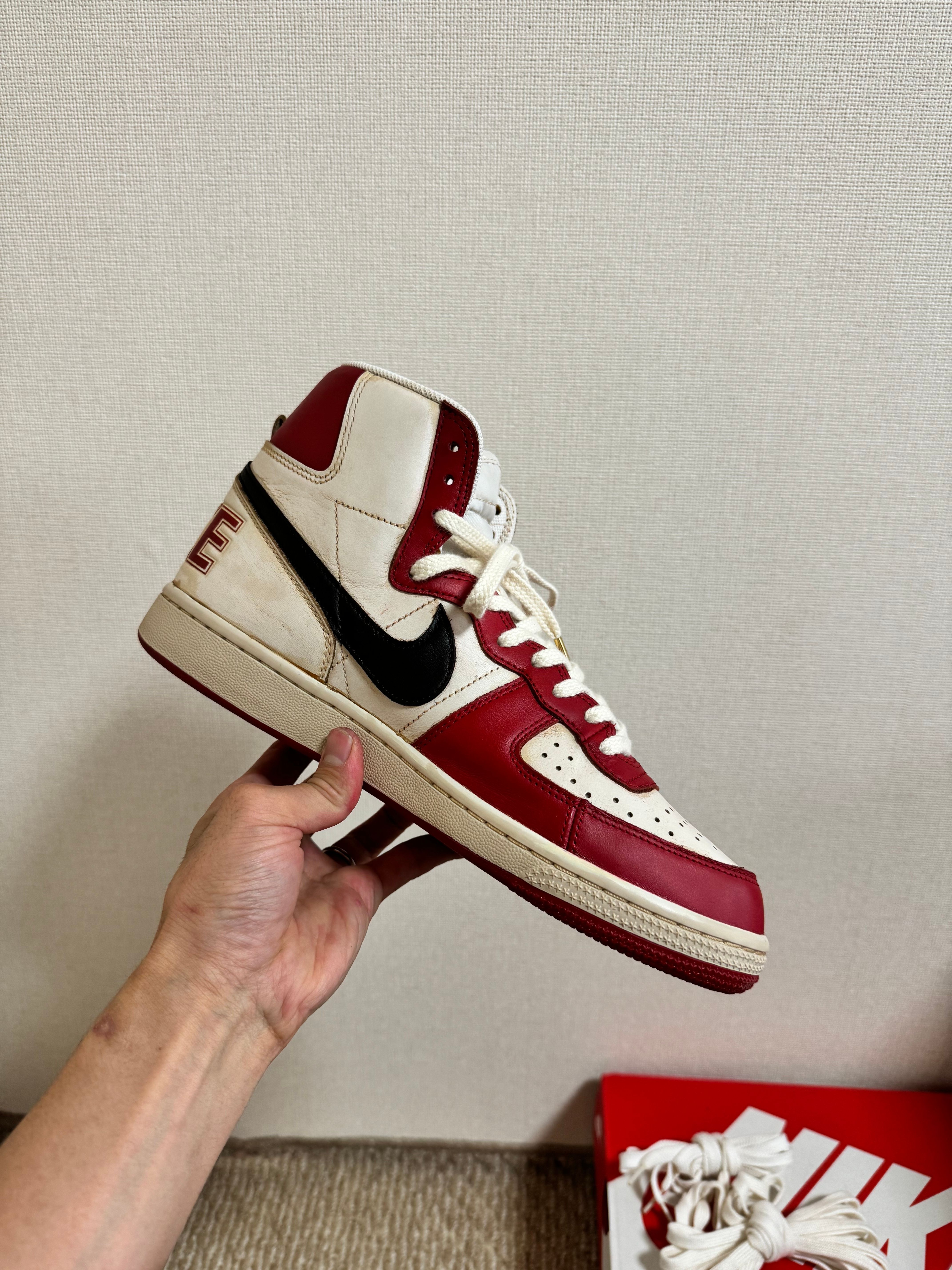 Nike Terminator High "University Red and White"