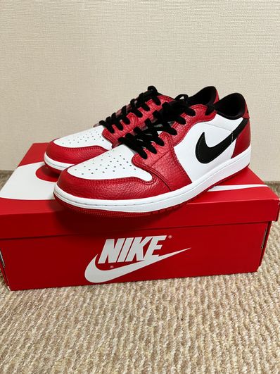 Nike Air Jordan 1 Retro Low OG "White and University Red"