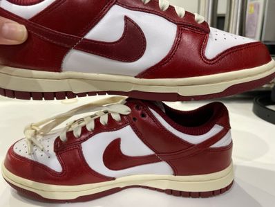 Nike Women's Dunk Low PRM "Team Red and White"
