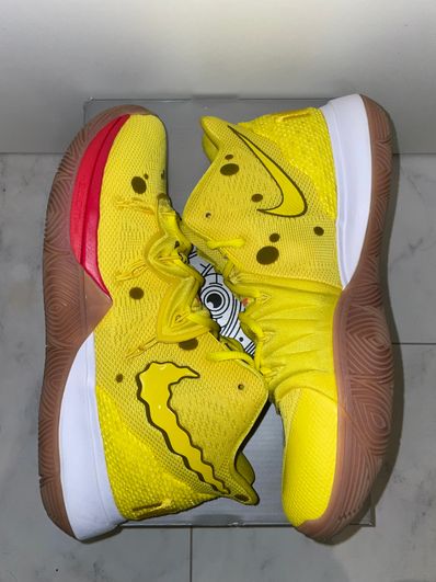 Spongebob Squarepants × Nike Kyrie 5 "Opti Yellow"