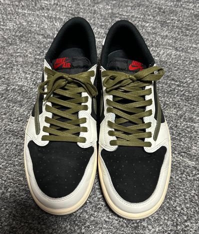 Travis Scott × Nike Women's Air Jordan 1 Low OG "Medium Olive"