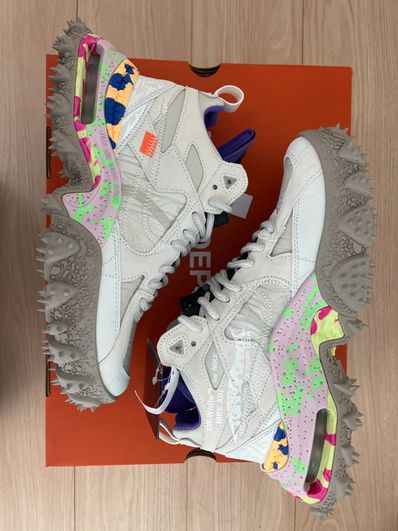 Off-White × Nike Air Terra Forma "Summit White and PSYCHIC PURPLE"
