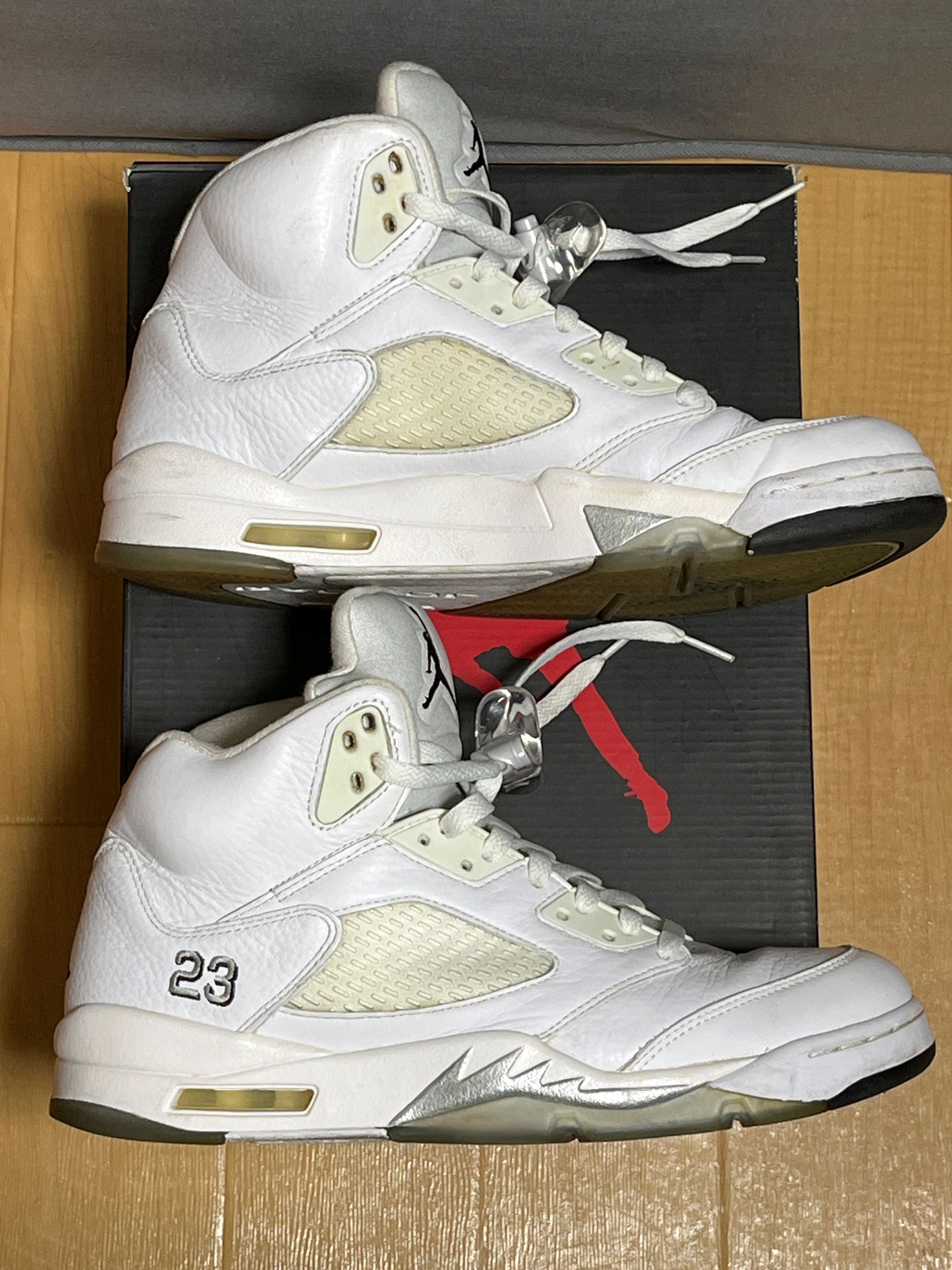 Nike Air Jordan 5 Retro "Metallic White" (2015)