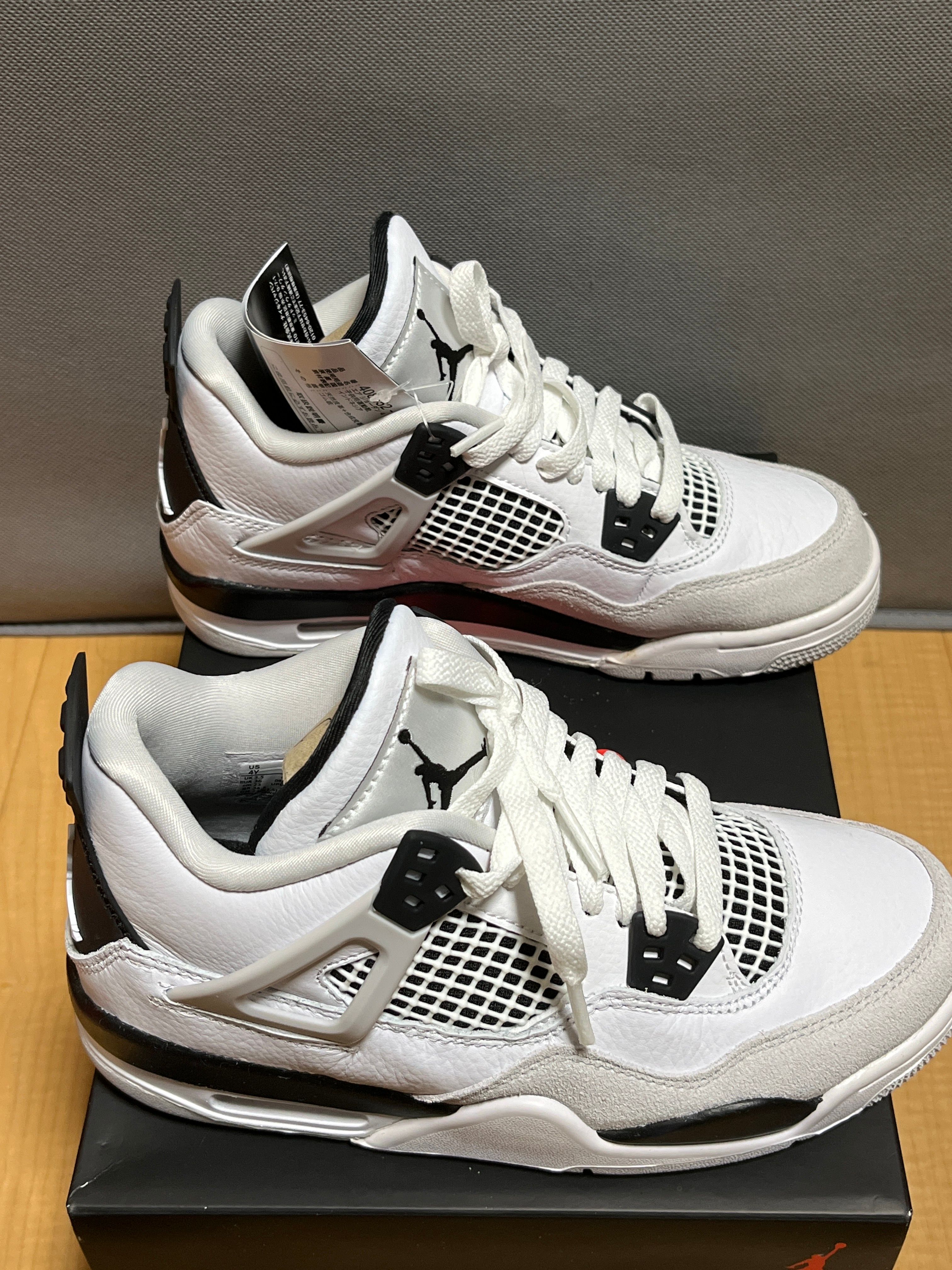 Nike GS Air Jordan 4 "Military Black"