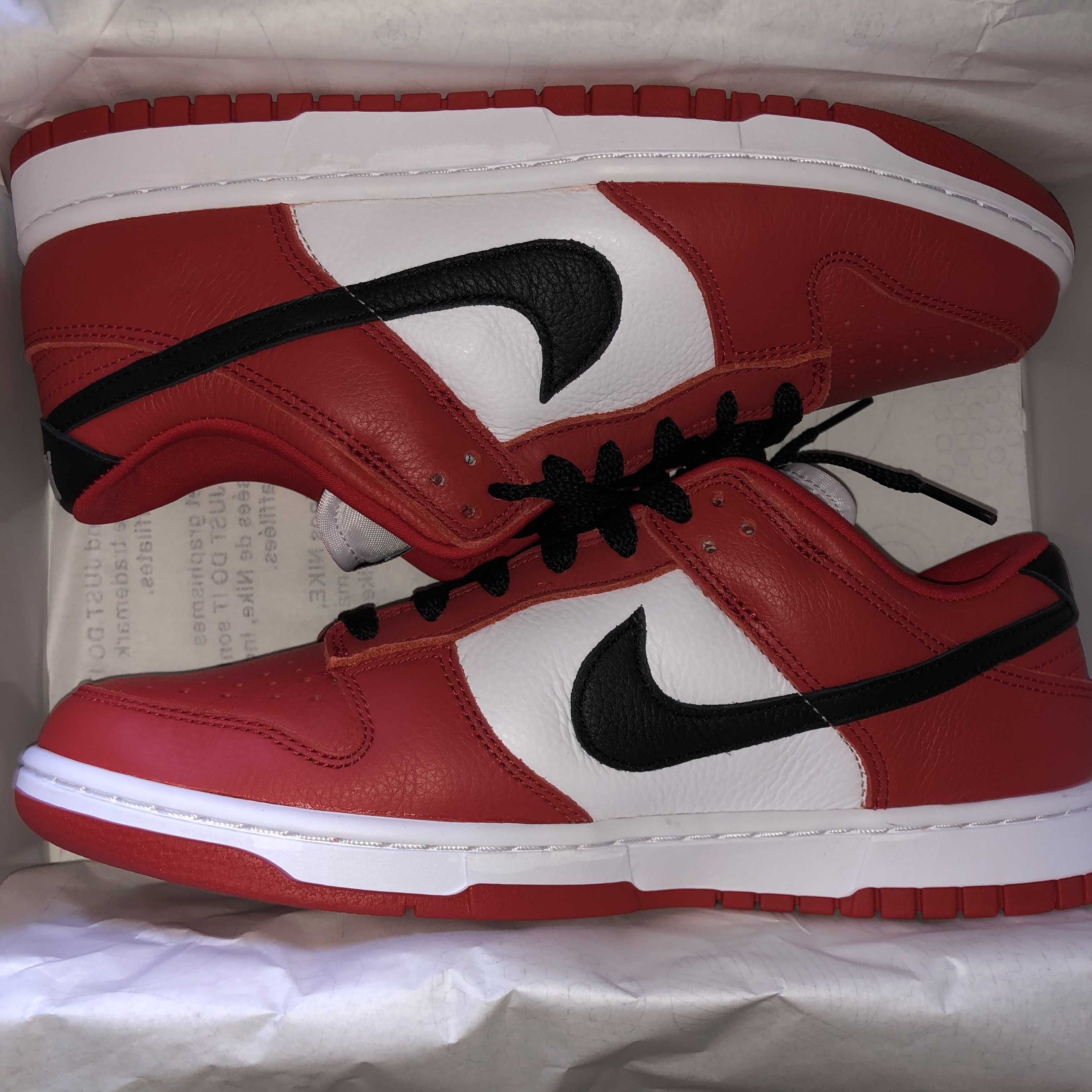 Nike SB Dunk Low Pro "J-Pack Chicago/Varsity Red and White"