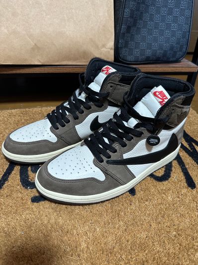 Travis Scott × Nike Air Jordan 1 Retro High OG TS SP "Sail/Dark Mocha"