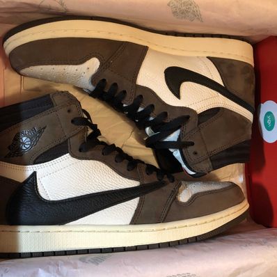 Travis Scott × Nike Air Jordan 1 Retro High OG TS SP "Sail/Dark Mocha"