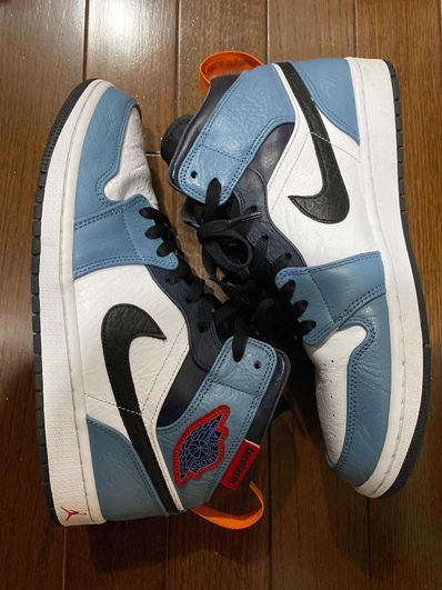FACETASM × Nike Air Jordan 1 Mid "White/Navy"