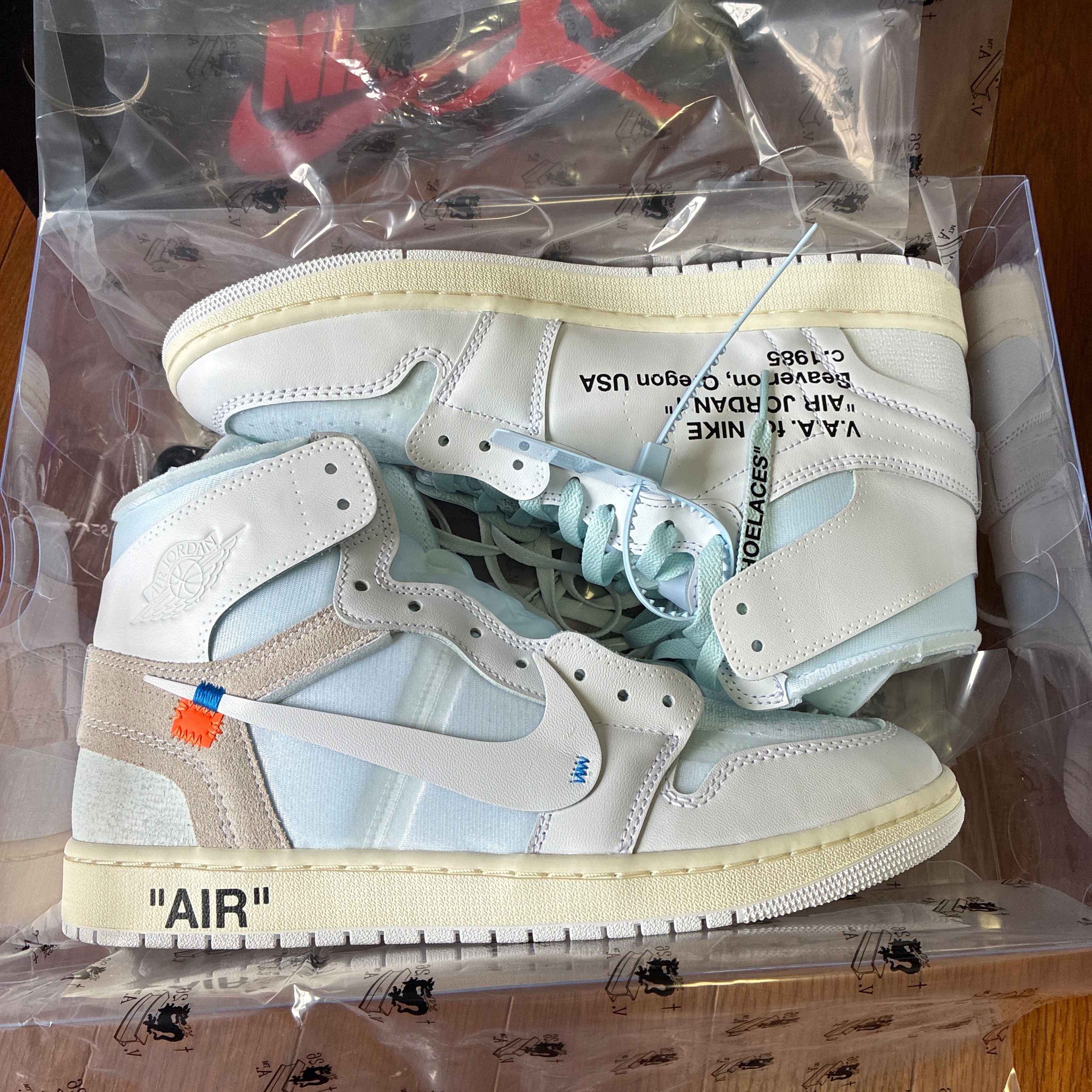 Virgil Abloh Archive (V.A.A.) × Nike Air Jordan 1 Retro High OG "Alaska"