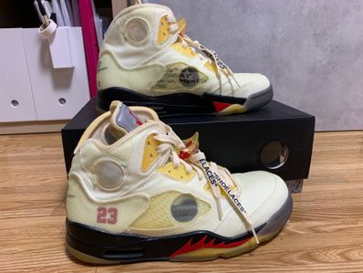 Off-White × Nike Air Jordan 5 "Sail"