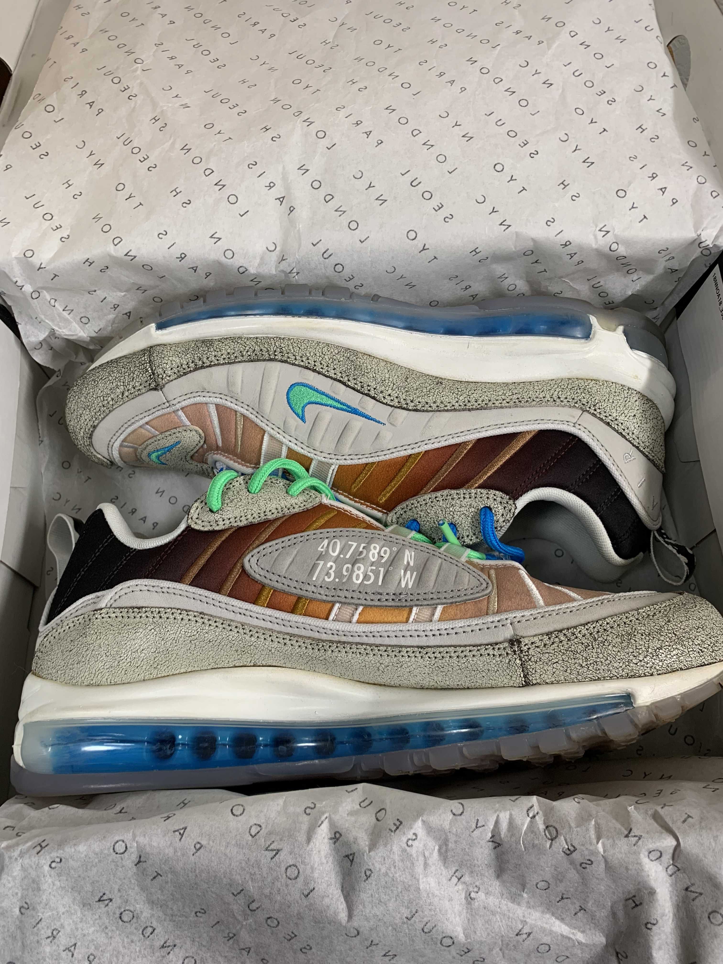 Nike GS Air Max On-Air "Vast Grey/Electro Green"