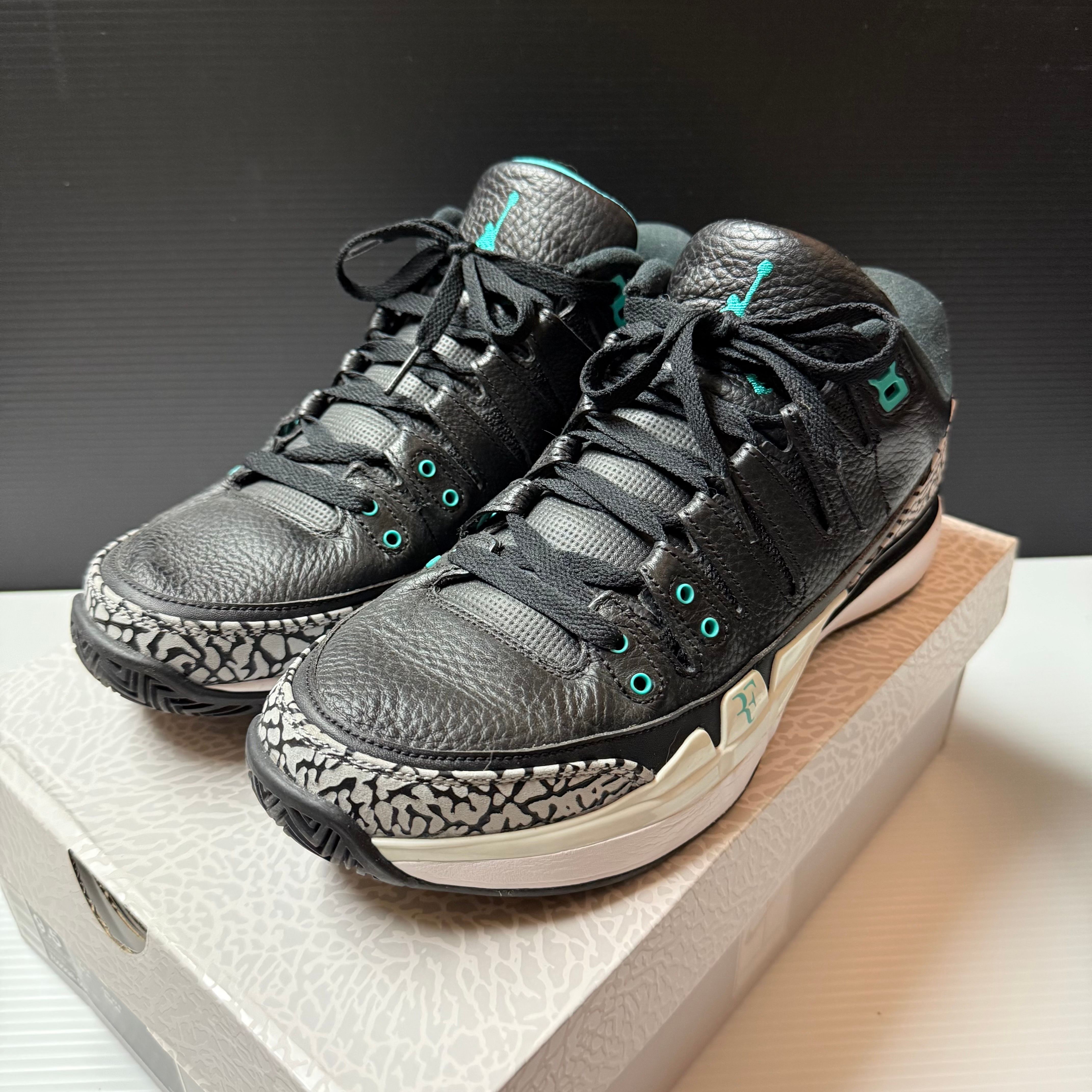 atmos × Nike Zoom Vapor AJ3 "Elephant/Safari"