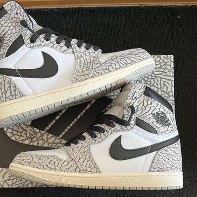 Nike Air Jordan 1 High OG "White Cement/Safari"