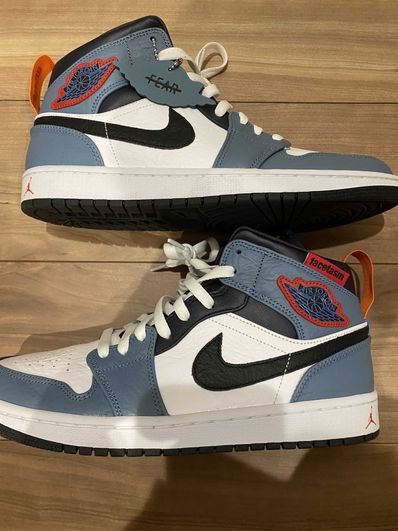FACETASM × Nike Air Jordan 1 Mid "White/Navy"