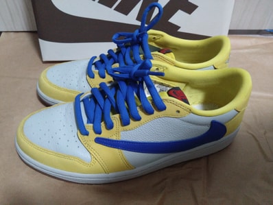Travis Scott × Nike Women's Air Jordan 1 Retro Low OG "Canary"