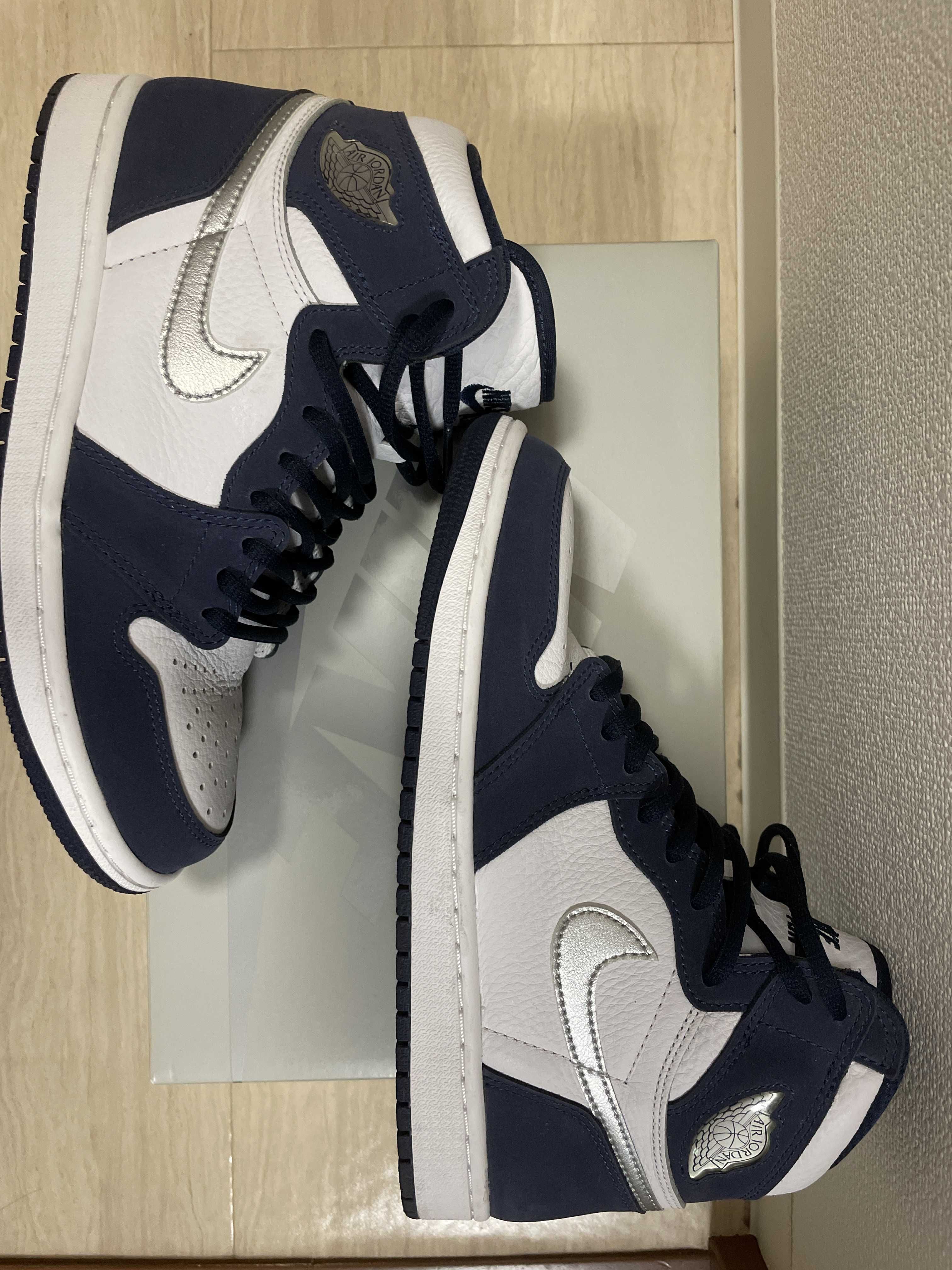 Nike Air Jordan 1 High OG CO.JP "White/Midnight Navy" (2020)(ブリーフケースなし)