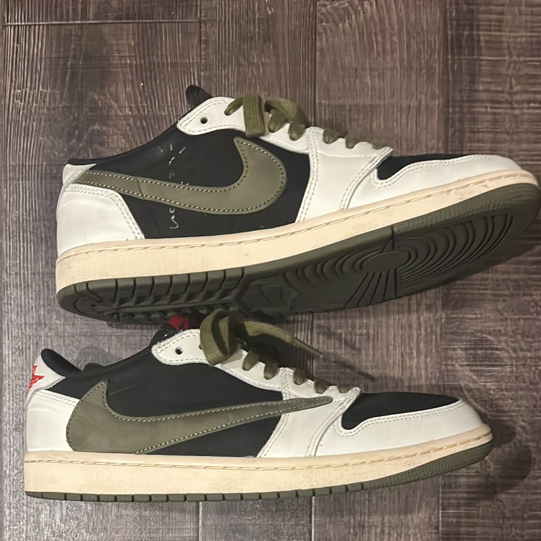 Travis Scott × Nike Women's Air Jordan 1 Low OG "Medium Olive"