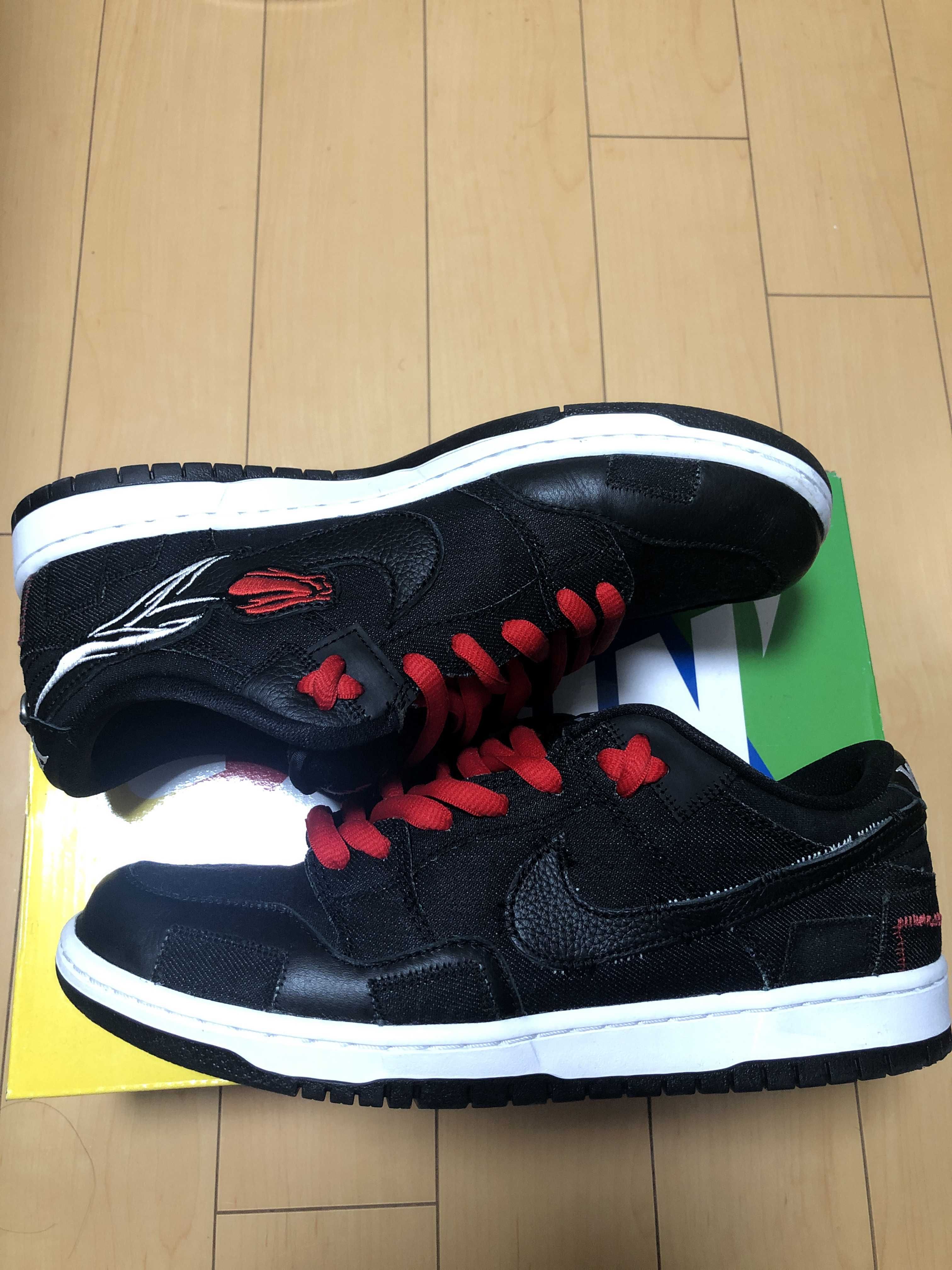 Wasted Youth × Nike SB Dunk Low "Black Denim" / VERDY