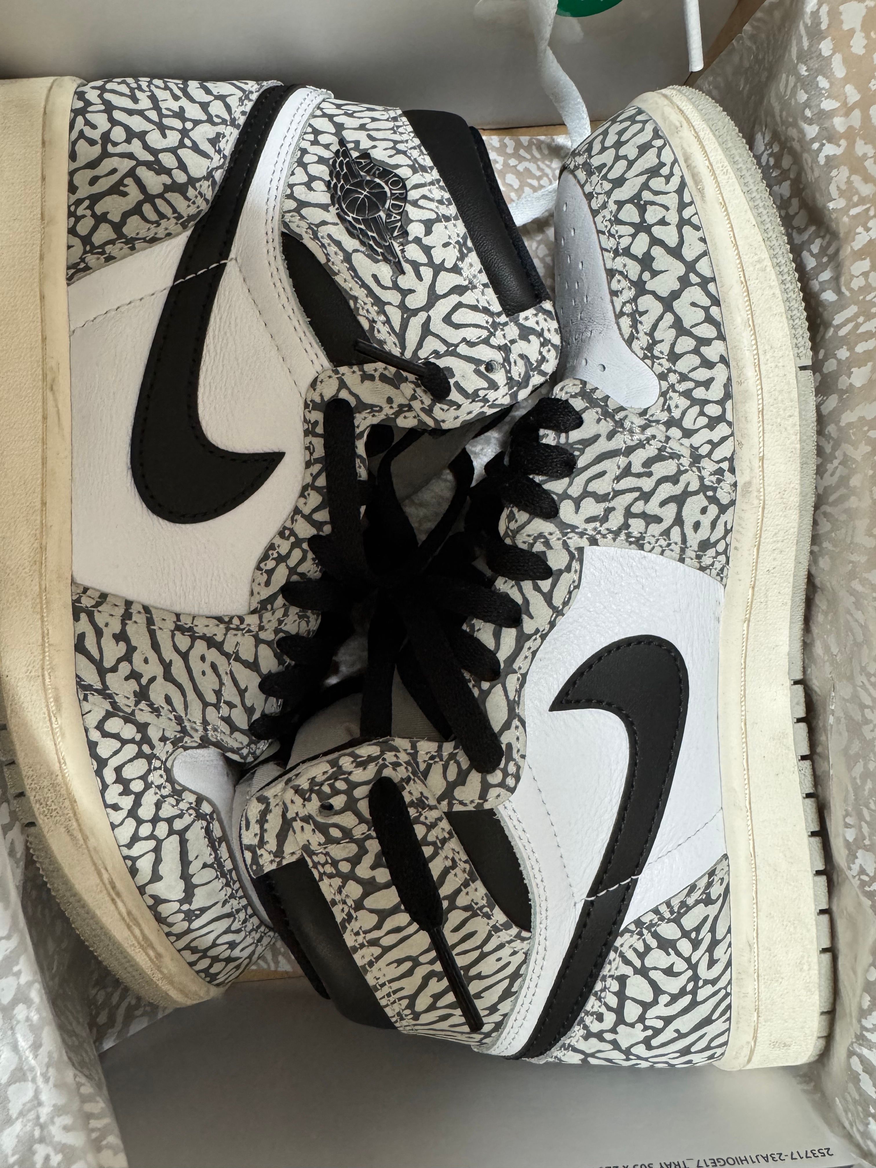 Nike Air Jordan 1 High OG "White Cement/Safari"