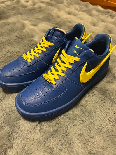 AMBUSH × Nike Air Force 1 Low "Game Royal and Vivid Sulfur"