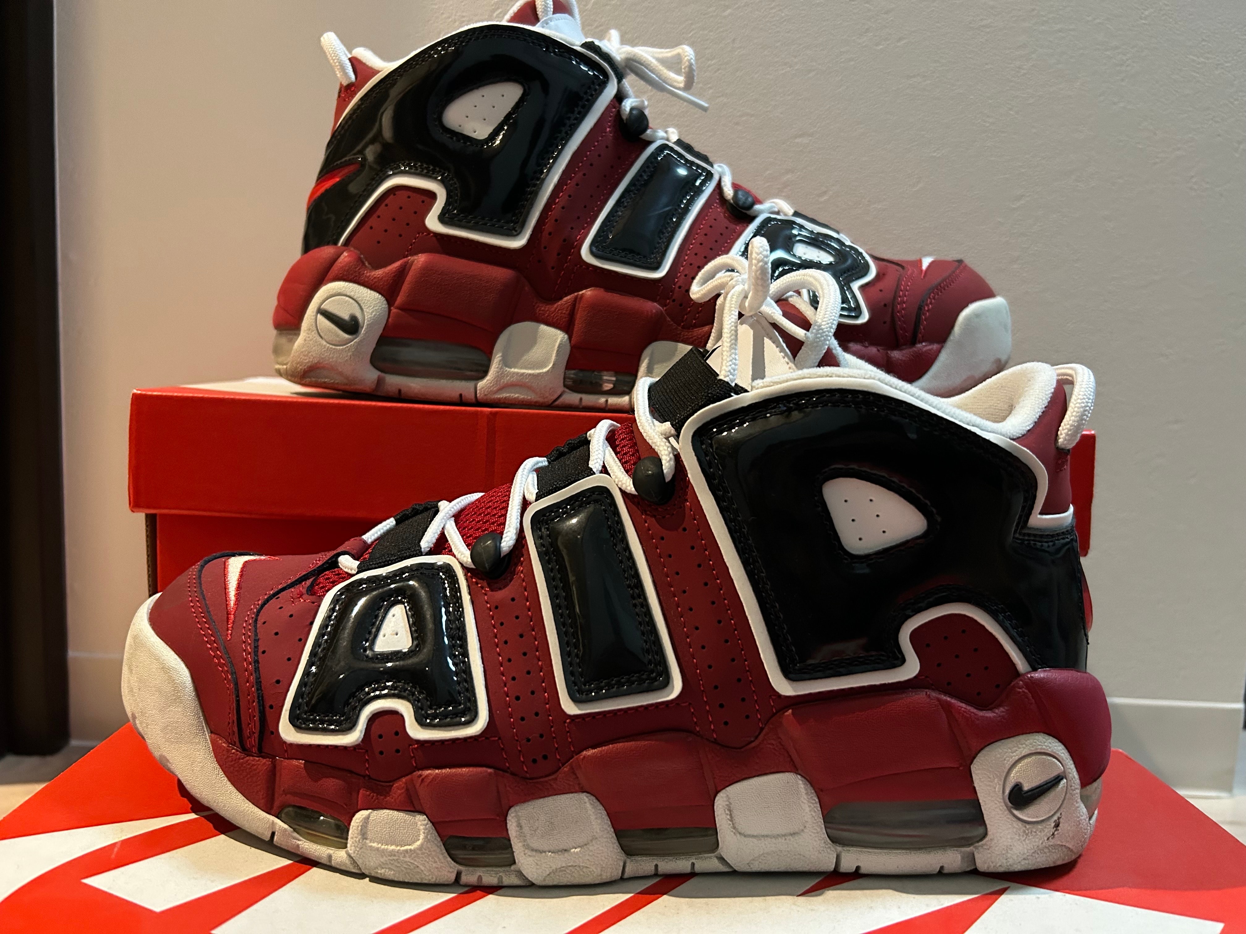 Nike Air More Uptempo ’96 "Black and Varsity Red" (2021) 