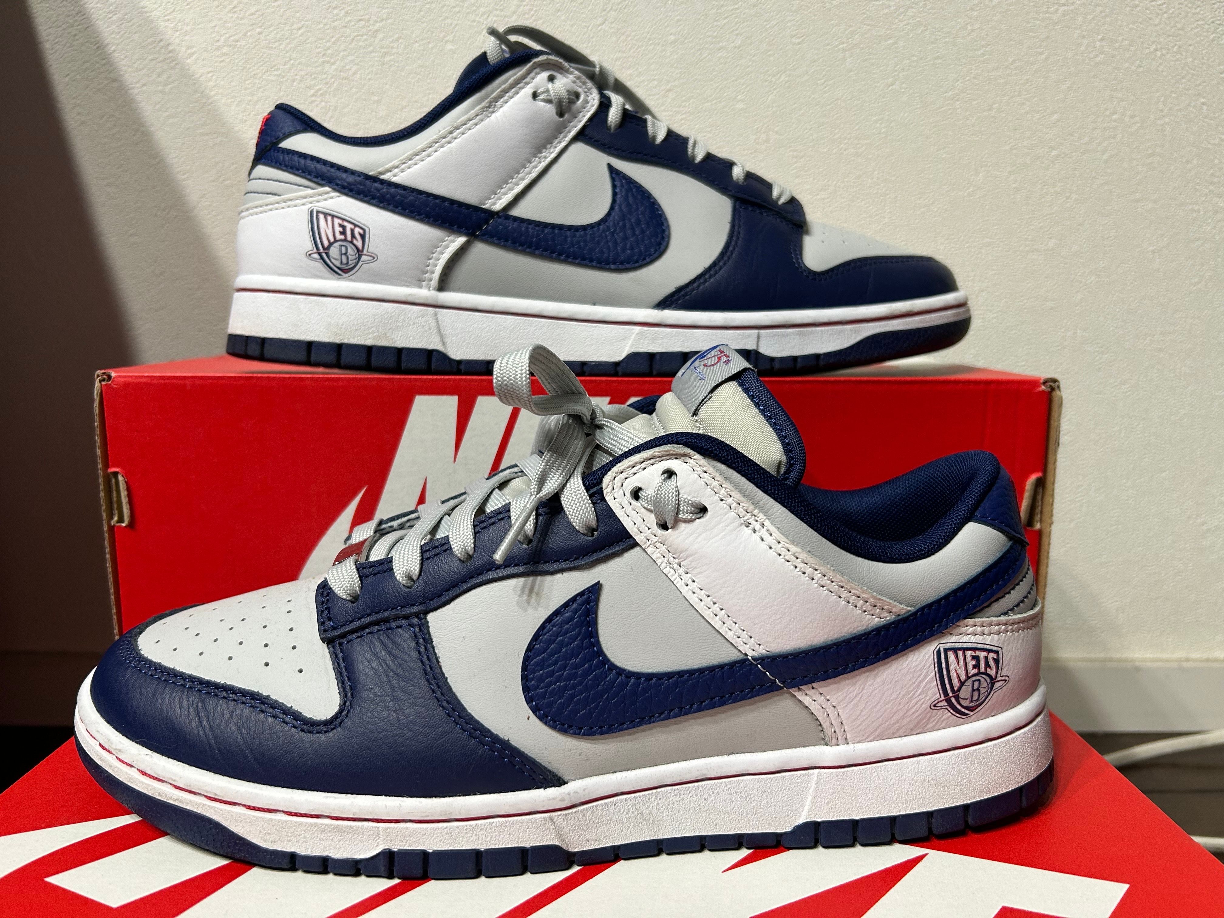 NBA × Nike Dunk Low EMB 75th Anniversary "Nets"